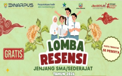 Nur Aini Nuha Afifah  Lolos 15 besar Lomba Resensi yang Diadakan Dinarpus Kab. Kendal