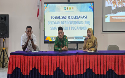 Bangun Budaya Integritas, SMAN 1 Pegandon Satukan Komitmen Seluruh Warga Sekolah